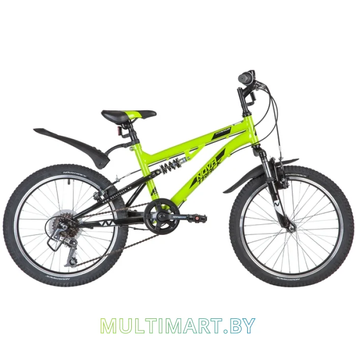 Детский велосипед Novatrack Titanium New 20SS6V.TITANIUM.GN20 (зеленый, 2020)
